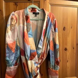 NWT long sleeve wrap dress